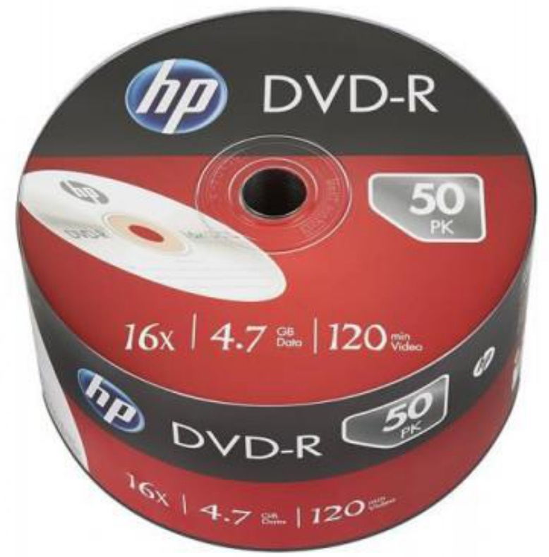 Диск НР DVD-R 4.7GB 16X (Без шпинделя 50 шт) 69303 /DME00070-3